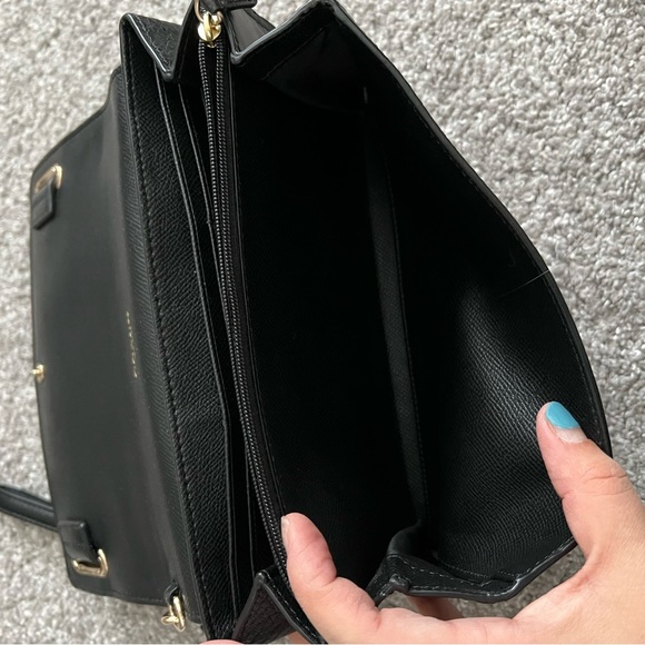 Coach large size wristlet wallet NWT black leather - Picture 8 of 8